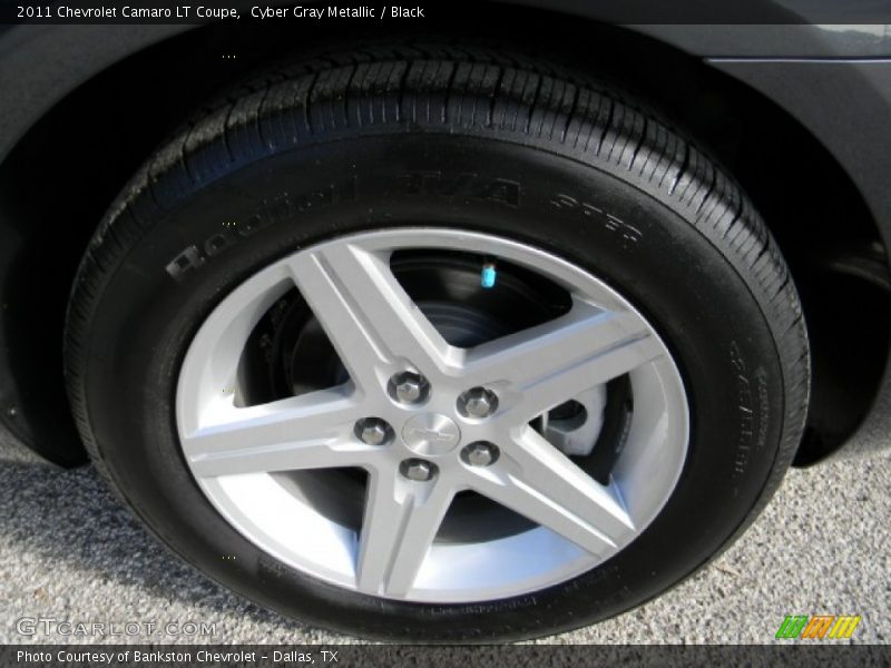 Cyber Gray Metallic / Black 2011 Chevrolet Camaro LT Coupe