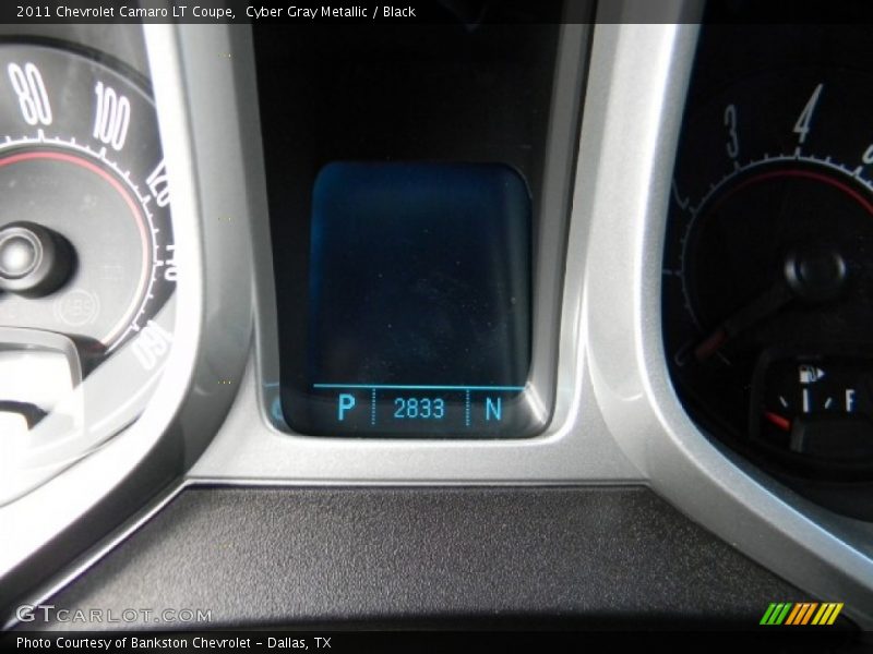 Cyber Gray Metallic / Black 2011 Chevrolet Camaro LT Coupe