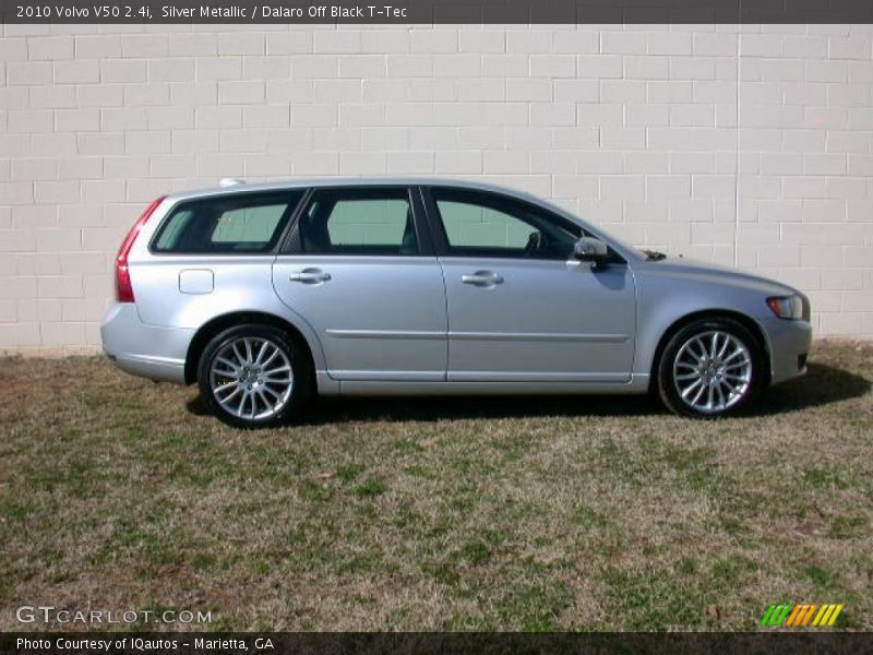 Silver Metallic / Dalaro Off Black T-Tec 2010 Volvo V50 2.4i