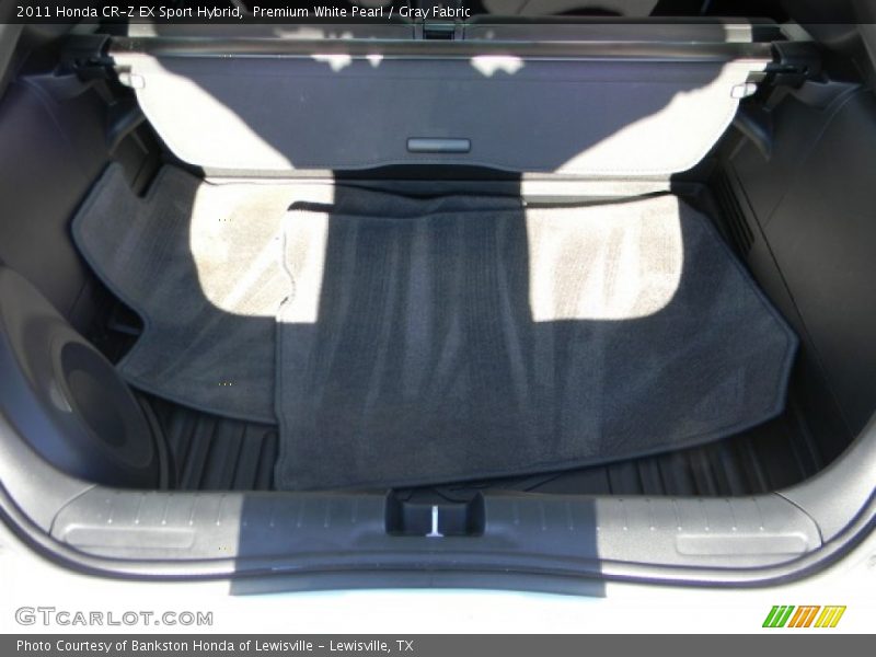 Premium White Pearl / Gray Fabric 2011 Honda CR-Z EX Sport Hybrid