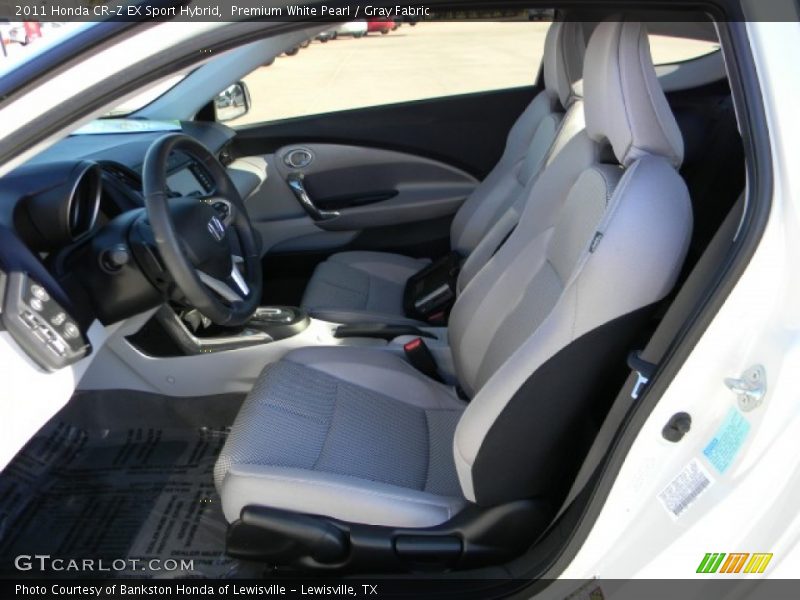  2011 CR-Z EX Sport Hybrid Gray Fabric Interior