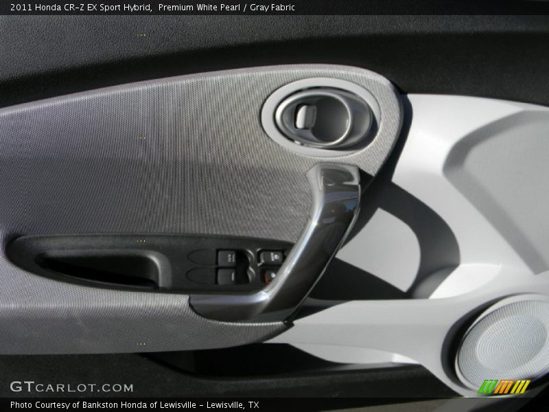 Premium White Pearl / Gray Fabric 2011 Honda CR-Z EX Sport Hybrid