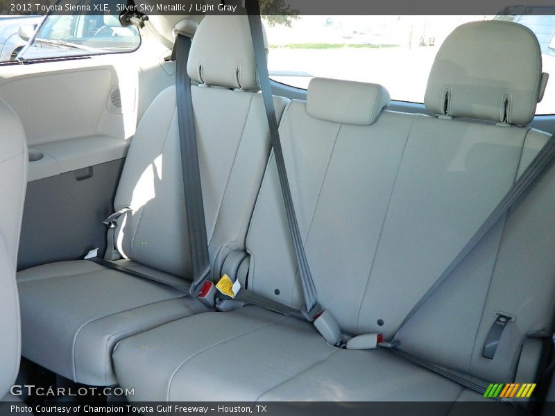 Silver Sky Metallic / Light Gray 2012 Toyota Sienna XLE