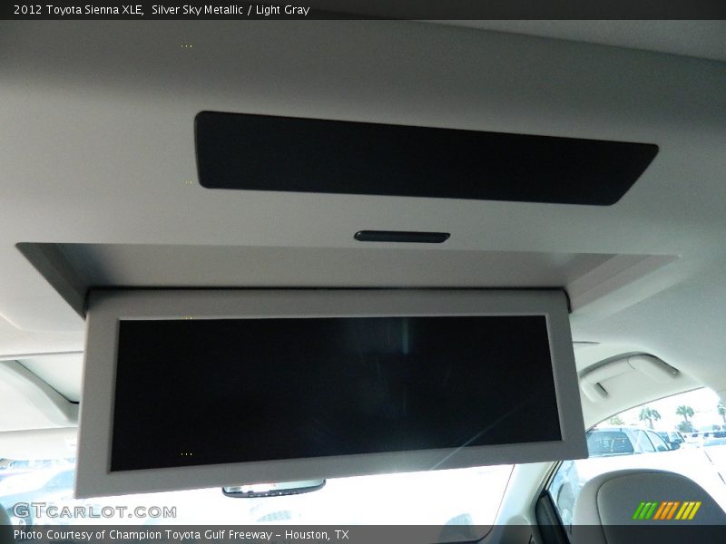 Silver Sky Metallic / Light Gray 2012 Toyota Sienna XLE