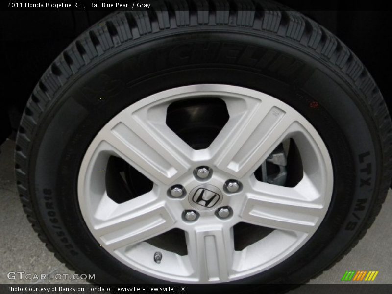 Bali Blue Pearl / Gray 2011 Honda Ridgeline RTL