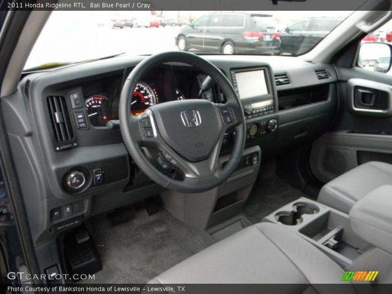 Bali Blue Pearl / Gray 2011 Honda Ridgeline RTL