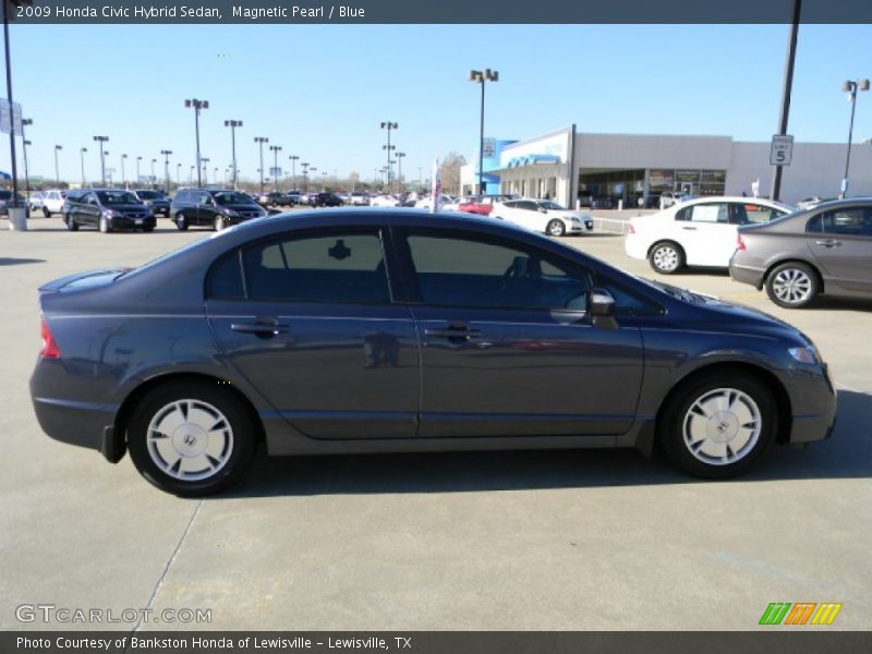 Magnetic Pearl / Blue 2009 Honda Civic Hybrid Sedan