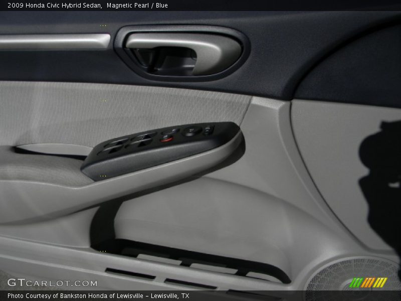 Magnetic Pearl / Blue 2009 Honda Civic Hybrid Sedan
