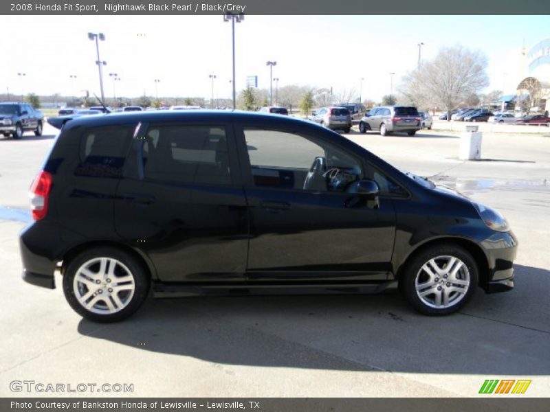 Nighthawk Black Pearl / Black/Grey 2008 Honda Fit Sport