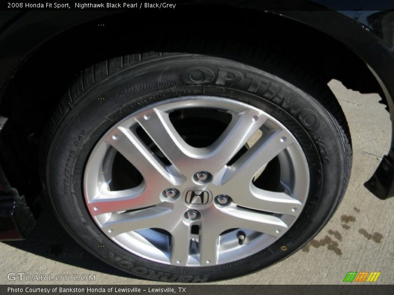 Nighthawk Black Pearl / Black/Grey 2008 Honda Fit Sport
