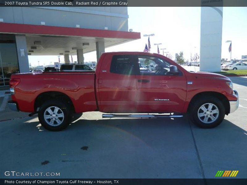 Radiant Red / Graphite Gray 2007 Toyota Tundra SR5 Double Cab