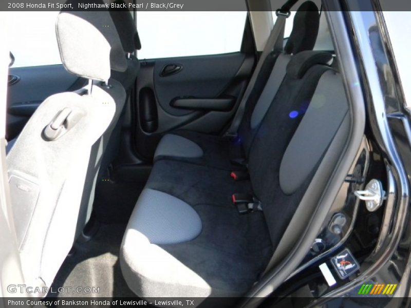 Nighthawk Black Pearl / Black/Grey 2008 Honda Fit Sport