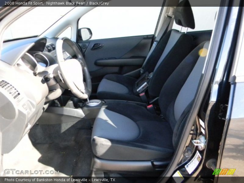 Nighthawk Black Pearl / Black/Grey 2008 Honda Fit Sport
