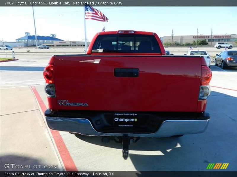 Radiant Red / Graphite Gray 2007 Toyota Tundra SR5 Double Cab