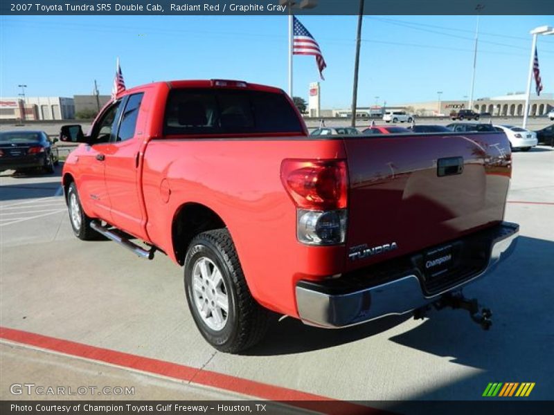 Radiant Red / Graphite Gray 2007 Toyota Tundra SR5 Double Cab