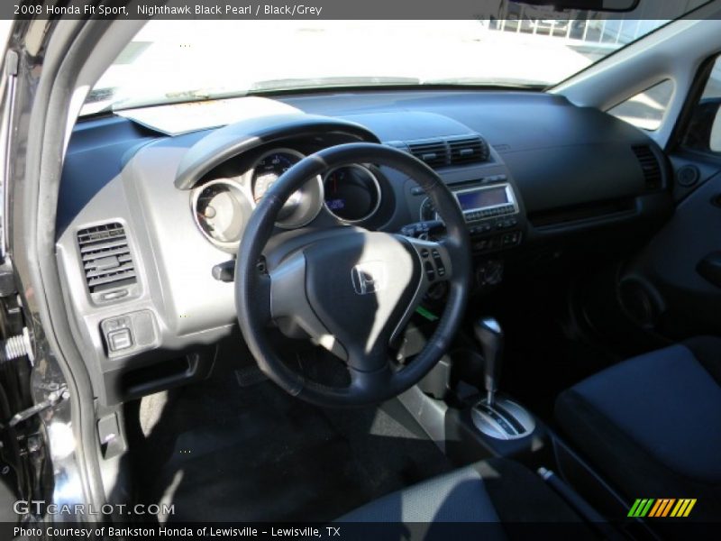 Nighthawk Black Pearl / Black/Grey 2008 Honda Fit Sport