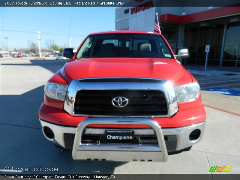 Radiant Red / Graphite Gray 2007 Toyota Tundra SR5 Double Cab