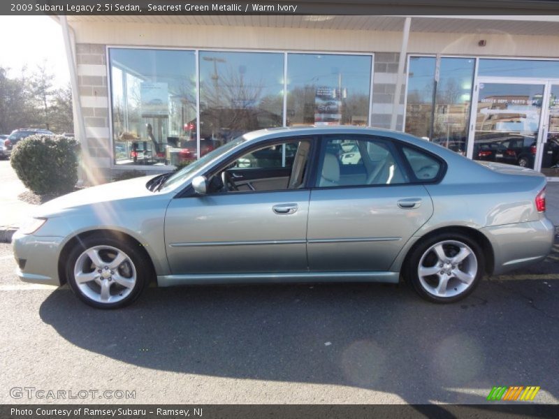 Seacrest Green Metallic / Warm Ivory 2009 Subaru Legacy 2.5i Sedan