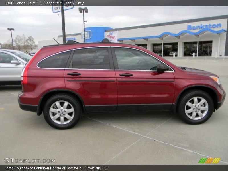 Tango Red Pearl / Gray 2008 Honda CR-V EX