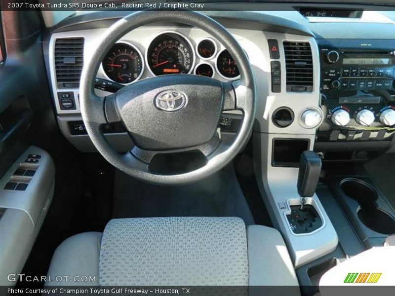 Radiant Red / Graphite Gray 2007 Toyota Tundra SR5 Double Cab