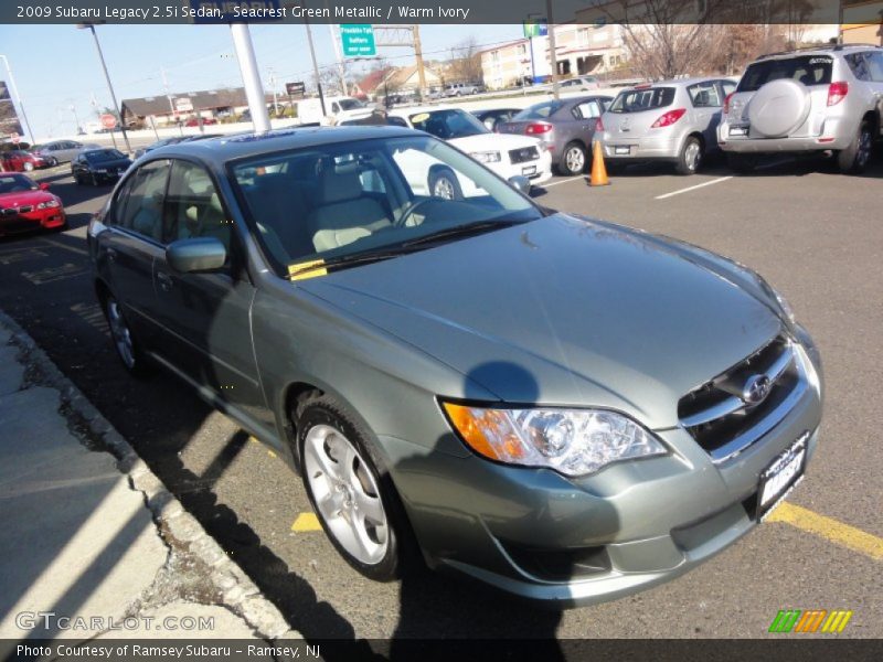 Seacrest Green Metallic / Warm Ivory 2009 Subaru Legacy 2.5i Sedan