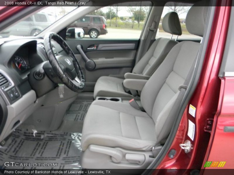 Tango Red Pearl / Gray 2008 Honda CR-V EX