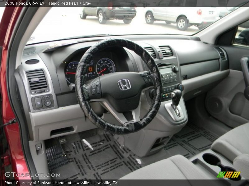 Tango Red Pearl / Gray 2008 Honda CR-V EX