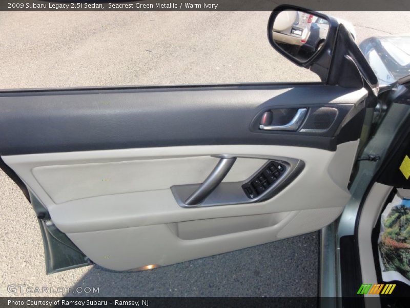 Seacrest Green Metallic / Warm Ivory 2009 Subaru Legacy 2.5i Sedan