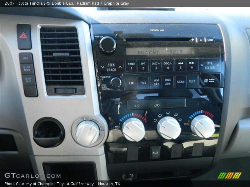 Radiant Red / Graphite Gray 2007 Toyota Tundra SR5 Double Cab