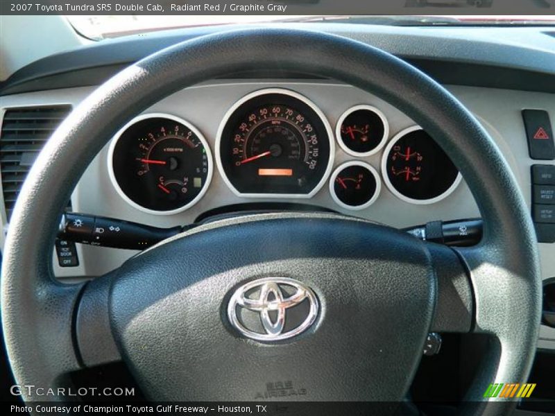 Radiant Red / Graphite Gray 2007 Toyota Tundra SR5 Double Cab