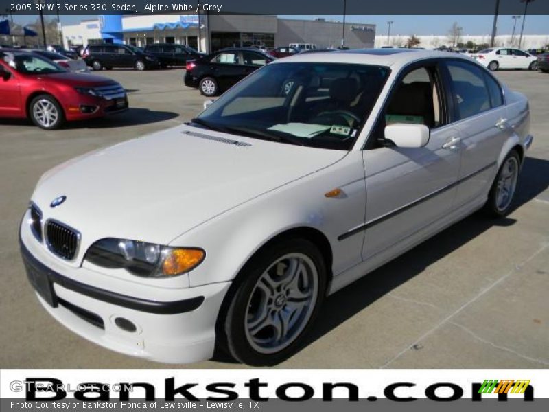 Alpine White / Grey 2005 BMW 3 Series 330i Sedan