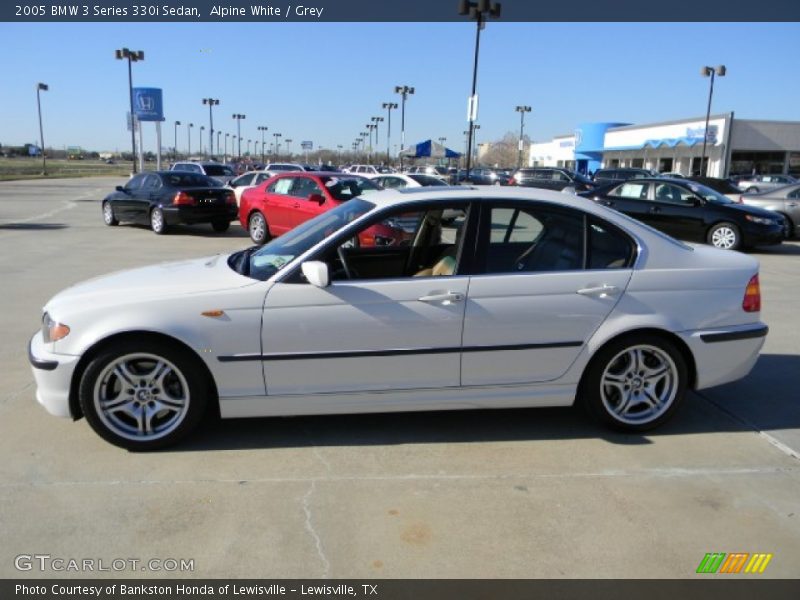 Alpine White / Grey 2005 BMW 3 Series 330i Sedan