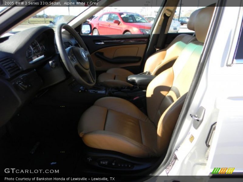 Alpine White / Grey 2005 BMW 3 Series 330i Sedan