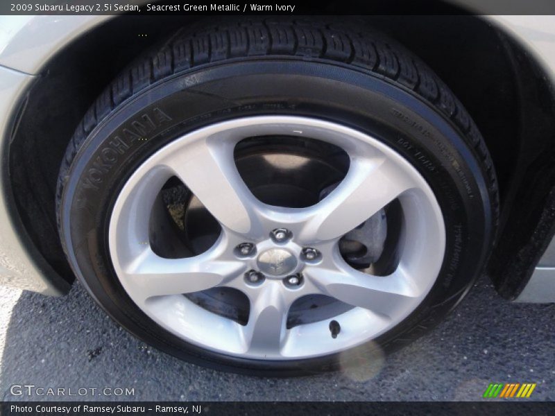 Seacrest Green Metallic / Warm Ivory 2009 Subaru Legacy 2.5i Sedan