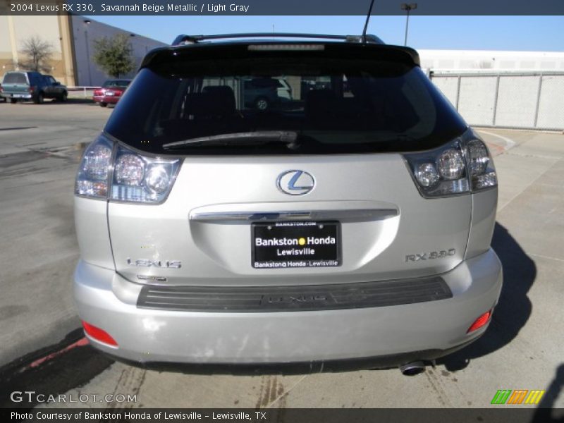 Savannah Beige Metallic / Light Gray 2004 Lexus RX 330