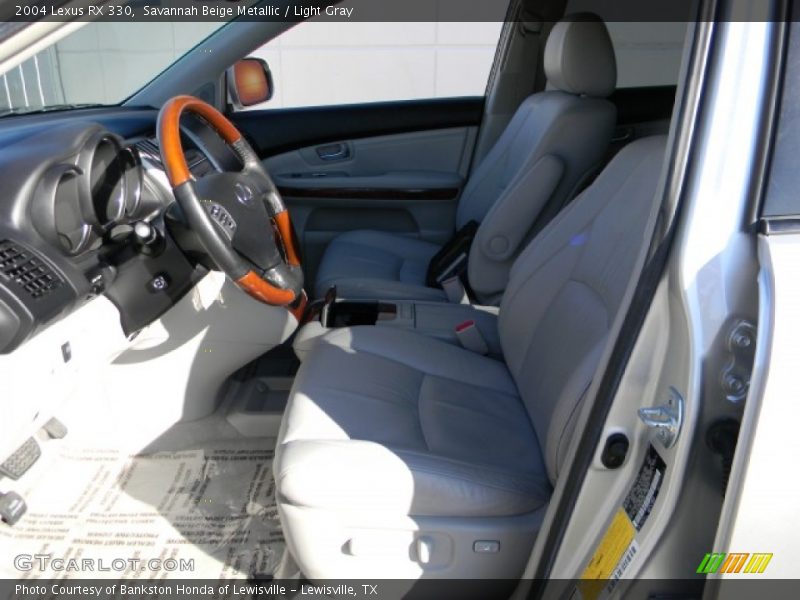 Savannah Beige Metallic / Light Gray 2004 Lexus RX 330