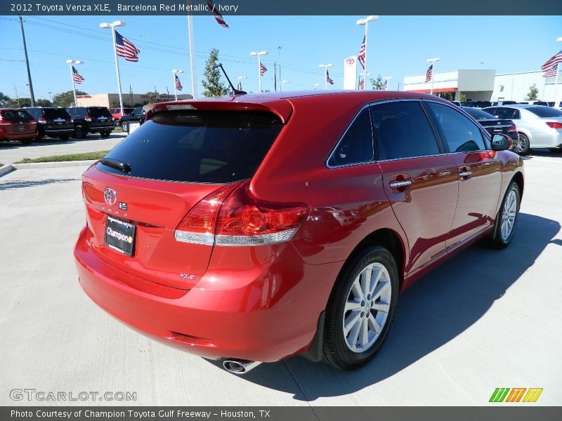 Barcelona Red Metallic / Ivory 2012 Toyota Venza XLE