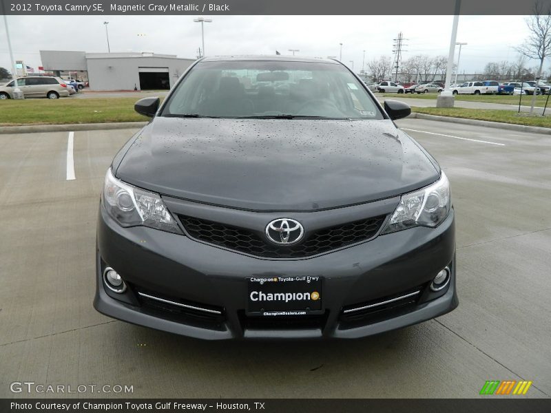 Magnetic Gray Metallic / Black 2012 Toyota Camry SE