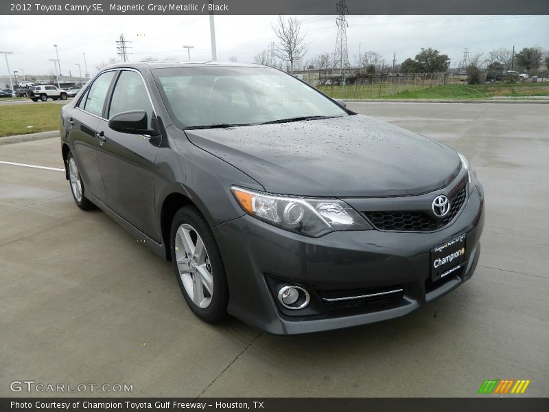 Magnetic Gray Metallic / Black 2012 Toyota Camry SE