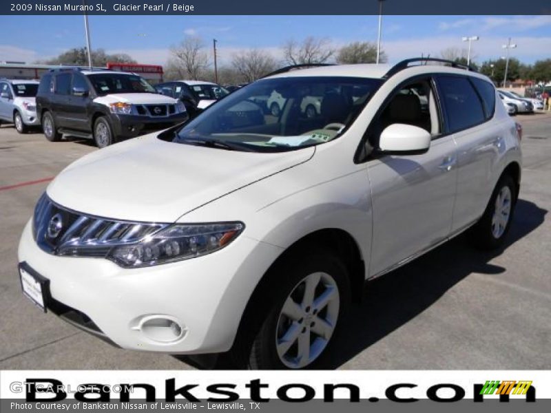 Glacier Pearl / Beige 2009 Nissan Murano SL
