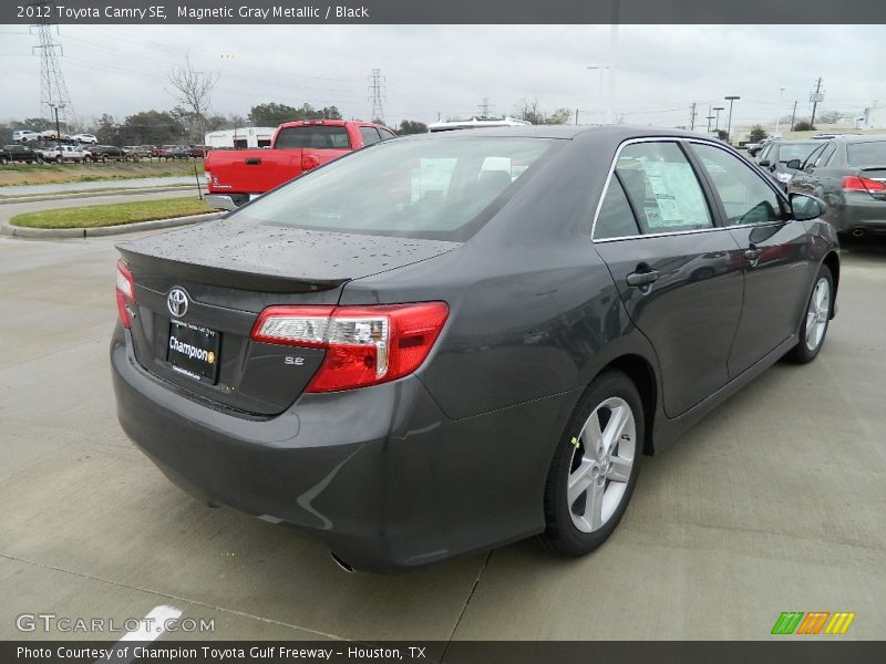 Magnetic Gray Metallic / Black 2012 Toyota Camry SE