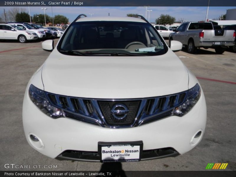 Glacier Pearl / Beige 2009 Nissan Murano SL