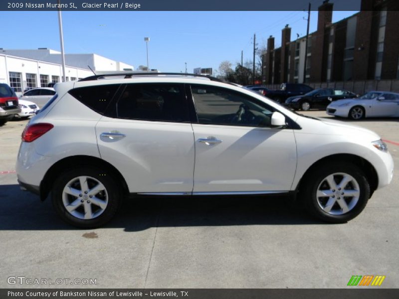 Glacier Pearl / Beige 2009 Nissan Murano SL