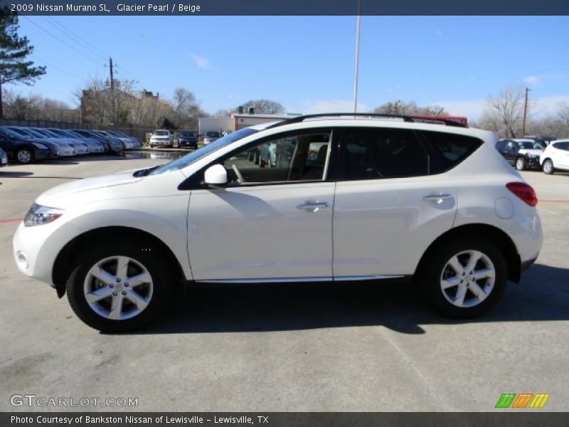 Glacier Pearl / Beige 2009 Nissan Murano SL