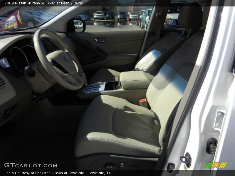 Glacier Pearl / Beige 2009 Nissan Murano SL