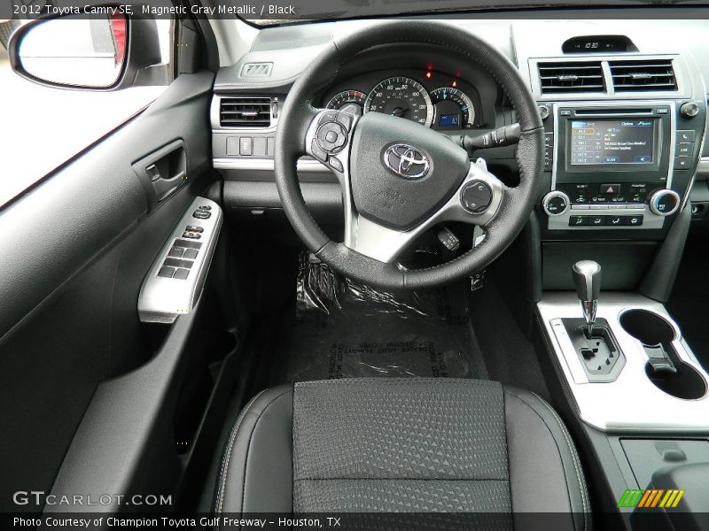Magnetic Gray Metallic / Black 2012 Toyota Camry SE