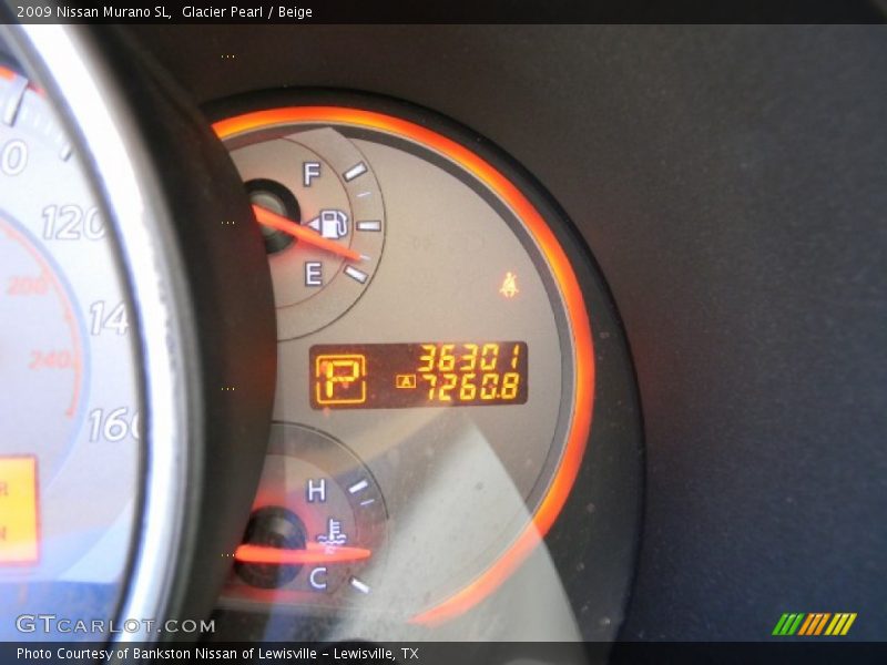 Glacier Pearl / Beige 2009 Nissan Murano SL