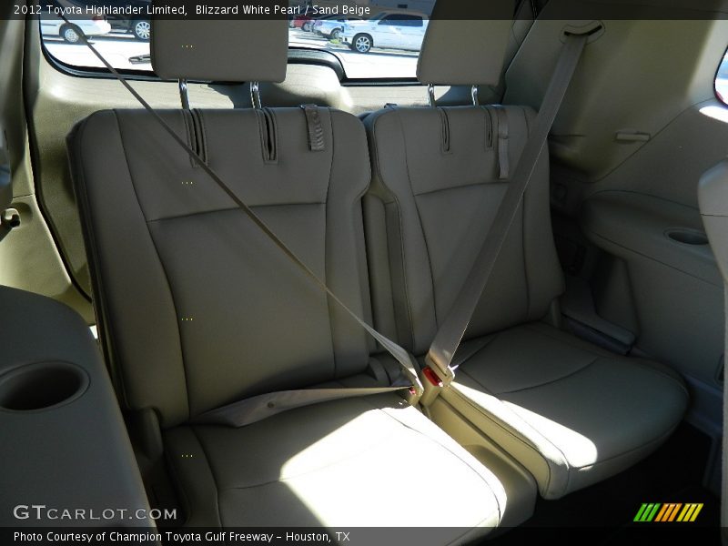 Blizzard White Pearl / Sand Beige 2012 Toyota Highlander Limited