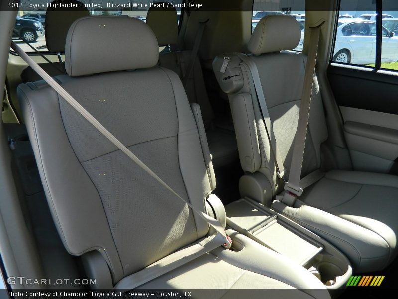 Blizzard White Pearl / Sand Beige 2012 Toyota Highlander Limited