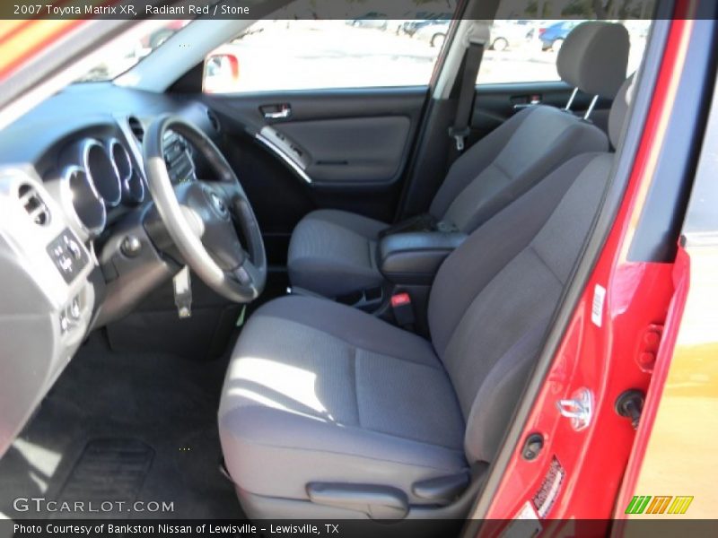 Radiant Red / Stone 2007 Toyota Matrix XR
